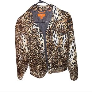 Leopard print Neiman Marcus TALLIA jacket!